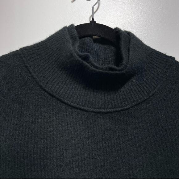Free People Womens Wool Afterglow Mock Neck Oversized Sweater in Black Size XS - Picture 8 of 11